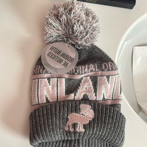 Pink / Gray Finland Winter Hat